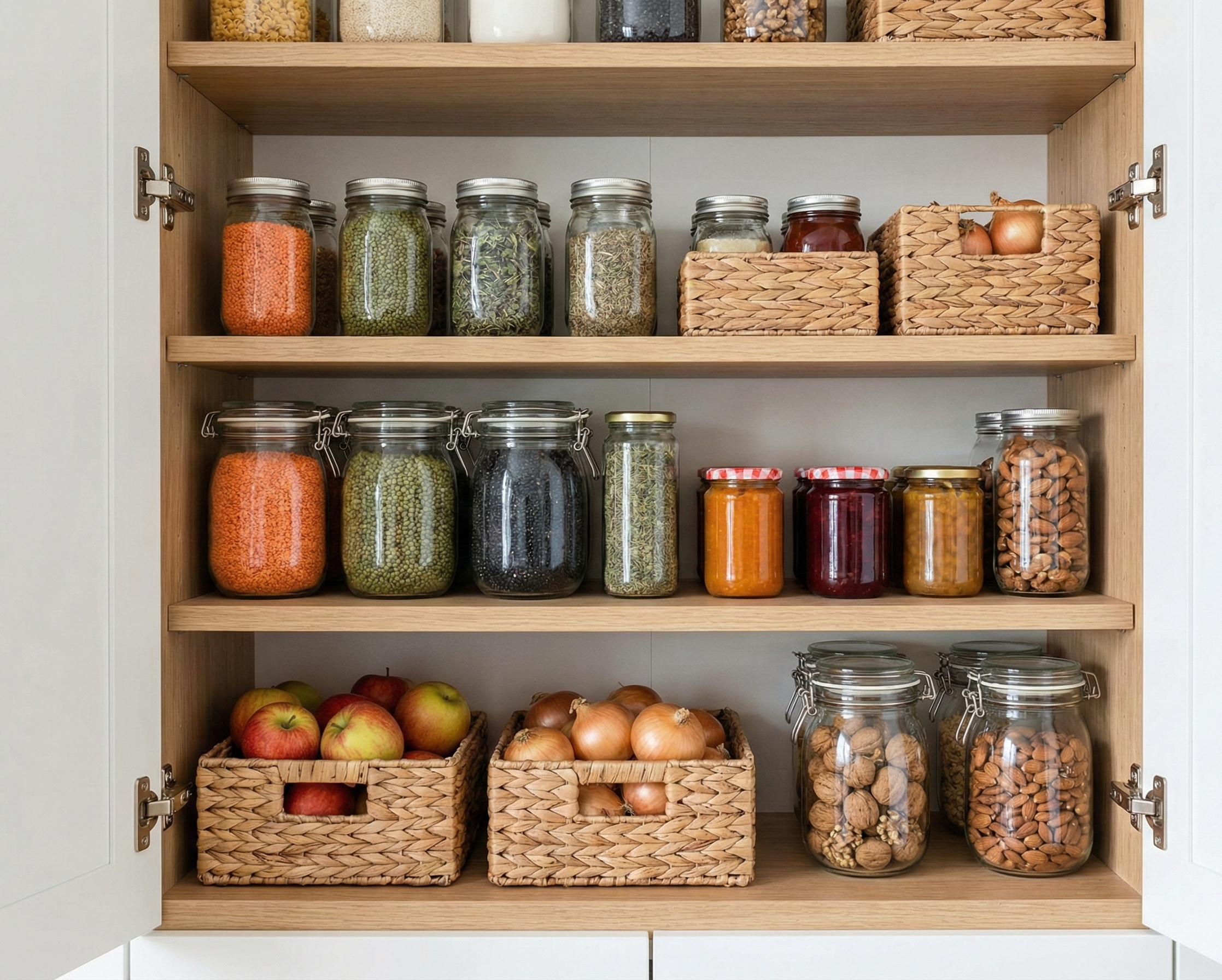 Organisierte Vorratskammer